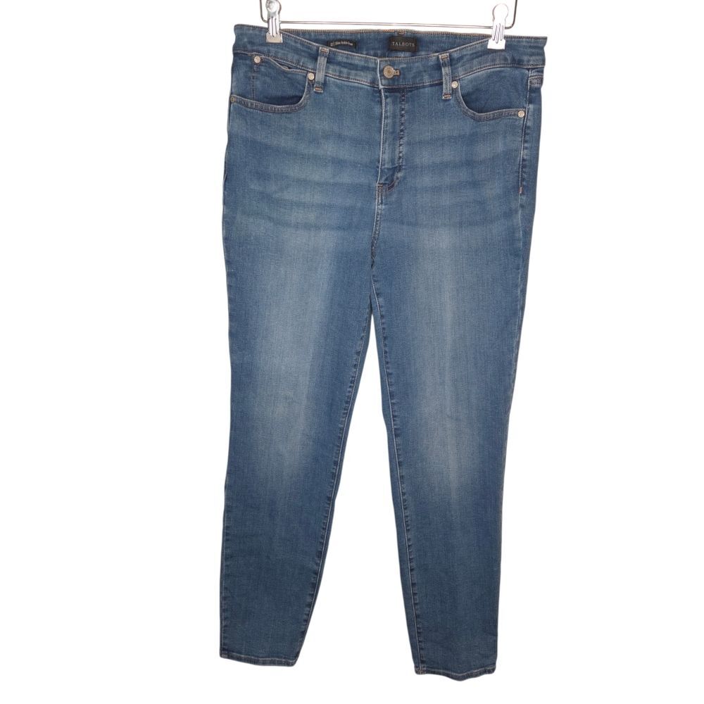 Talbots Women's Slim High-Rise Ankle Denim Jeans, Size 12